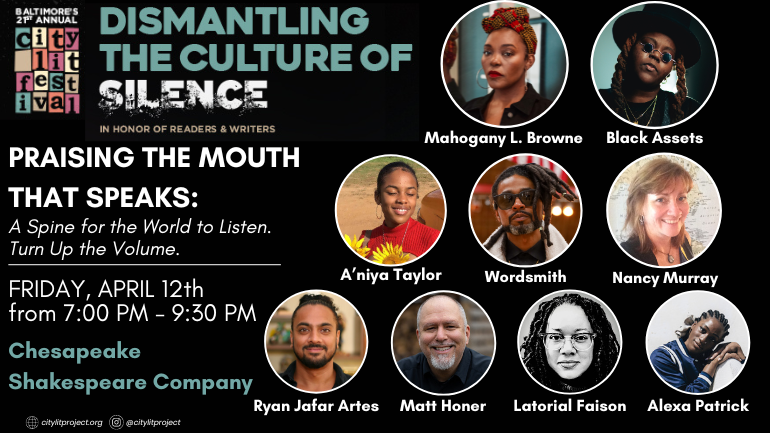 CityLit Festival presents Praising the Mouth That Speaks